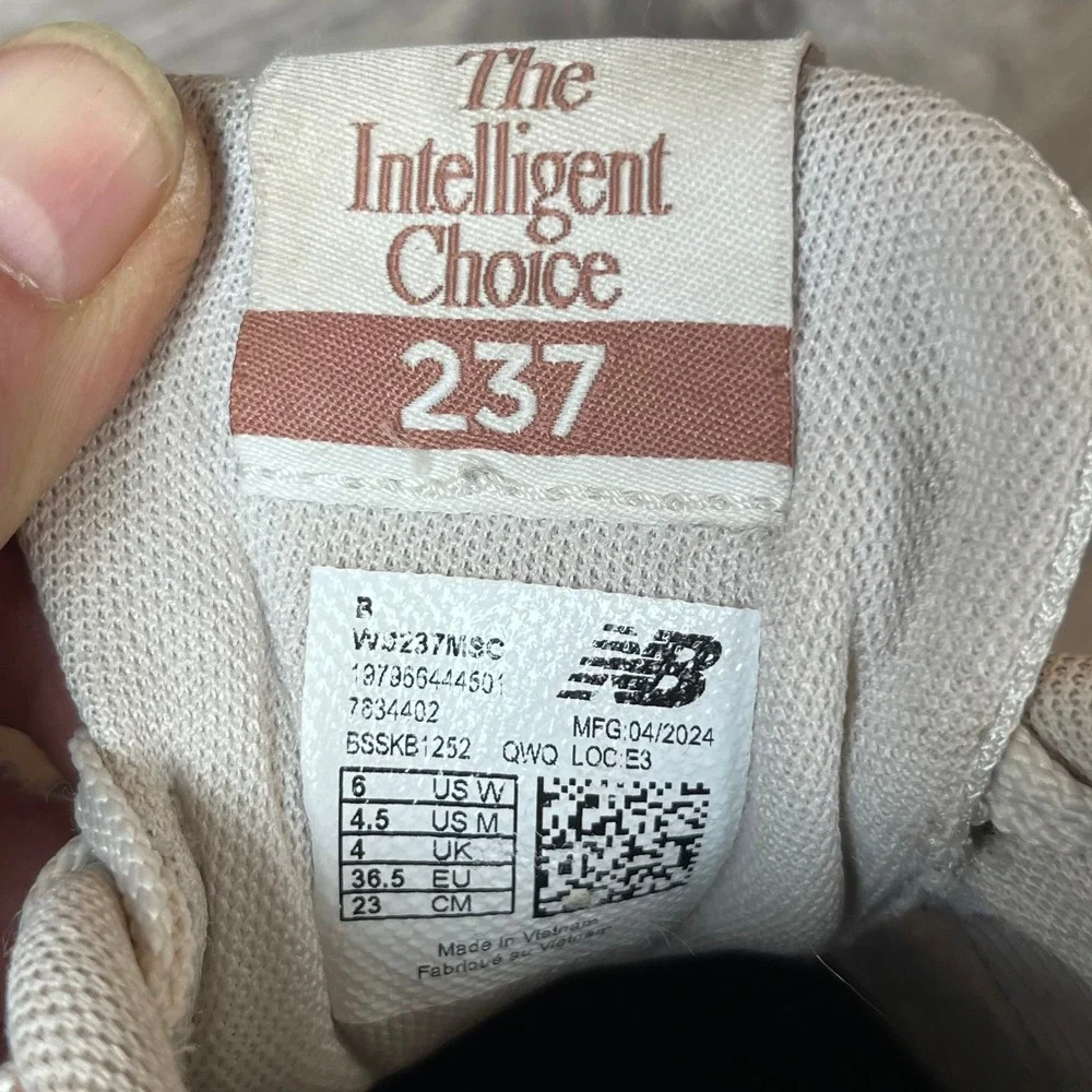 New Balance 237 Walking Running‎ Sneakers Pink Copper Womens 6 UK 4 EU 36.5